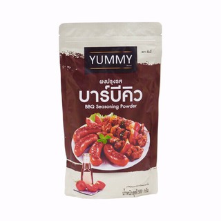 ผงเขย่ารสบาร์บีคิว BBQ Seasoning powder ยัมมี่ Yummy ผงปรุงรส รสบาร์บีคิว ใช้โรย เฟรนฟราย ไก่ทอด หนังไก่ทอด 500g