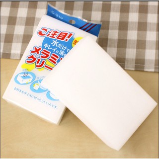 🔥 ฟองน้ำมหัศจรรย์🔥  เช็ดคราบ ฟองน้ำเมลามีน MAGIC SPONGE ฟองน้ำทำความสะอาด  ขจัดคราบหนัก คราบฝัง ฟองน้ำนาโน img 1
