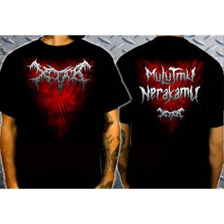 เสื้อยืดเสื้อเชิ้ตพิมพ์ลายโลโก้ / deathmetal slaming brutal Music Shirt