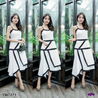 เดรสสายเดี่ยว ~ 7271