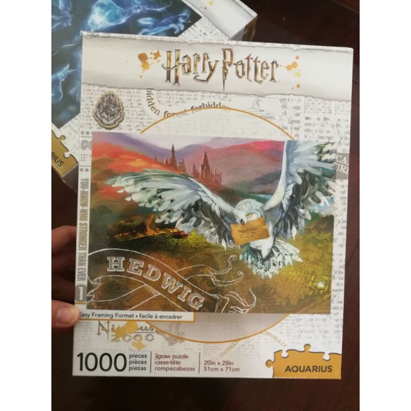 Harry Potter Jigsaw Puzzle ลาย hedwig 1000 ชิ้น ขนาด 20*28 นิ้ว จิ๊กซอว์ แฮร์รี่พอตเตอร์ ลายเฮดวิก