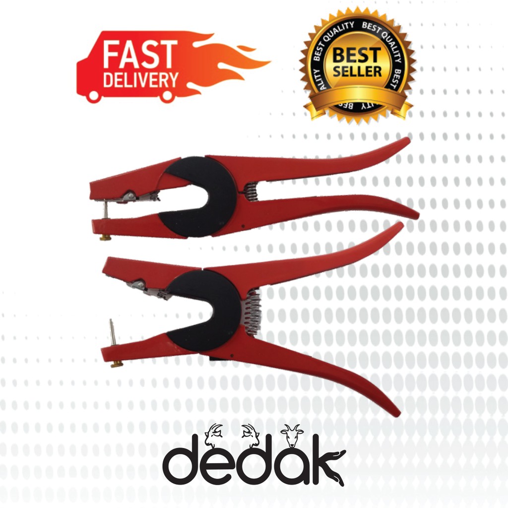 [Penebuk Telinga Haiwan] EAR PUNCH RED