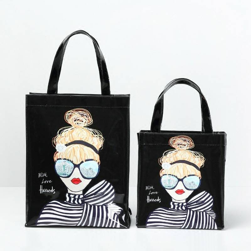 กระเป๋าHarrod-งานดีมีซิปทุกใบ ปั้มโลโก้หัวซิป(พร้อมส่ง)