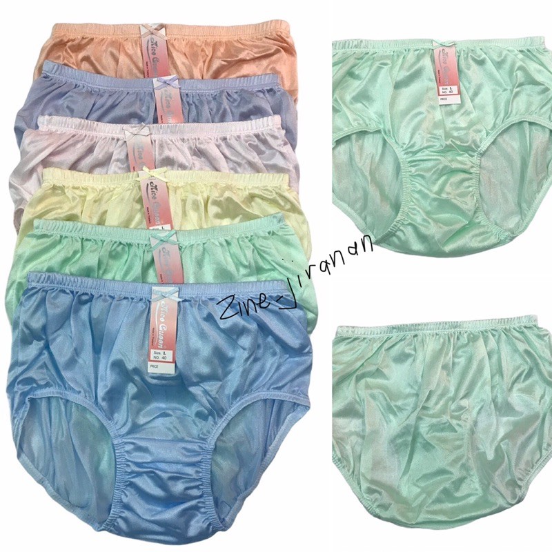 PATTANA สีอ่อน กางเกงในผู้หญิง ไนท์ควีน nice queen สีหวาน สีพาสเทล ราคาต่อตัว!!!!ผ้าไนล่อน ผ้าลื่น ขอบหุ้ม คนอ้วน คนท้อง