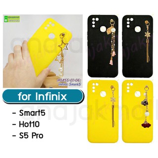 เคส infinix hot10 smart5 ห้อยคริสตัล เคสคริสตัลฟรุ้งฟริ้ง อินฟินิกซ์ ฮอต10 สมาร์ท5 พร้อมส่งในไทย