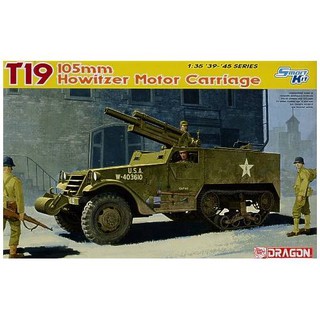 โมเดลประกอบ Dragon Models 1/35 DRA6496 T19 105mm HOWITZER MOTOR CARRIAGE