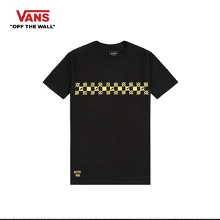 HH VANS HARRY POTTER HUFFLEPUFF SS เสื้อยืดคอกลม ชาย หญิง เสื้อยืดคอกลม