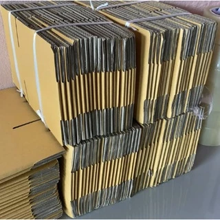 กล่องไปรษณีย์ เบอร์ 00 ขนาด 9.75×14×6 ซม. กล่องพัสดุฝาชน แพ็ค 100 ใบ หนา 3 ชั้น แบบพิมพ์ ราคาส่ง พร้อมส่ง คุ้มสุดต่อใบ