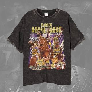 เสื้อยืด ลายบาสเก็ตบอล Nba KAREEM ABDUL JABAR สําหรับผู้ชาย และผู้หญิงS-5XL