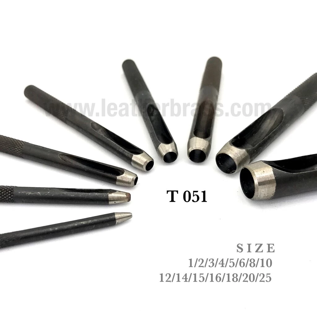 T051 เจาะรูกลม ขนาด 12 มิล - 25 มิล แท่งตอก ตู๊ดตู่เจาะรูกลม **ราคาต่อแท่ง** ราคาแต่ละขนาดไม่เท่ากัน