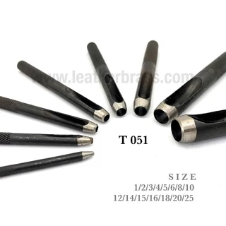 T051 เจาะรูกลม ขนาด 12 มิล - 25 มิล แท่งตอก ตู๊ดตู่เจาะรูกลม **ราคาต่อแท่ง** ราคาแต่ละขนาดไม่เท่ากัน