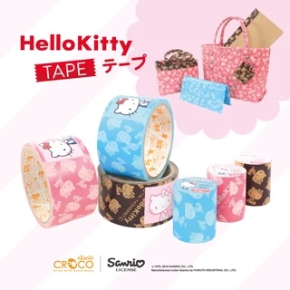 CROCO Sanrio Hello Kitty Cloth Tape เทปผ้าญี่ปุ่นลาย Hello Kitty