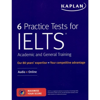 (ศูนย์หนังสือจุฬาฯ) 6 PRACTICE TESTS FOR IELTS ACADEMIC AND GENERAL TRAINING: AUDIO+ONLINE (9781506250175)