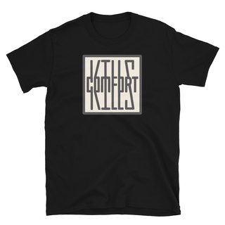 เสื้อยืด พิมพ์ลาย Comfort Kills Work Harder สไตล์เกาหลี