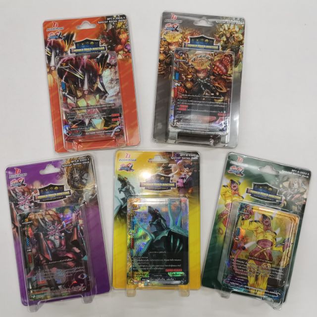 การ์ดเกมบัดดี้ไฟท์(BuddyFight) ชุด BFT-X-SS03-1 ดราก้อน, 03-2 เอนเชนท์, 03-3 ดาร์คเนส, 03-4 ลีเจนด์,