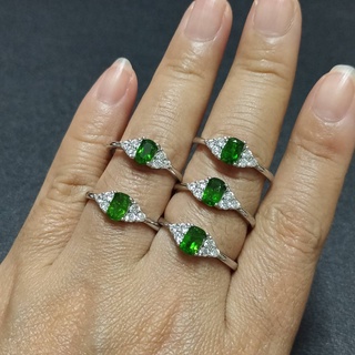 แหวนพลอยไดออบไซต์ Diopside ฟรีไซส์