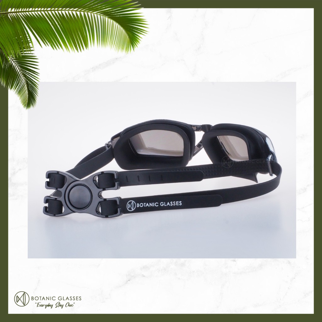แว่นกันน้ำ สายตาสั้น 150 ถึง 800 แว่นว่ายน้ำ ของแท้ Botanic Glasses กัน UV 99% Free กล่องแว่น รูปที่ 4
