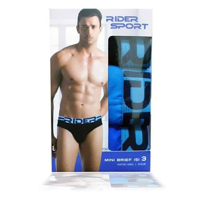 KATUN 1 กล่องมี 3 ชิ้นกางเกง CD สําหรับเด็กผู้ชายผ้าฝ้าย Rider Sport R 762 B คละ