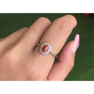 แหวนพลอยซิทริน พลอยแท้ 100%  ☘️ราคาโปร 5 วง☘️เท่านั้น