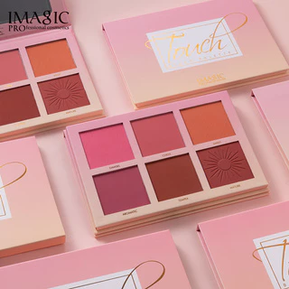 Imagic Blush On Palette 6 สีนู้ดธรรมชาติสําหรับปรับแสง