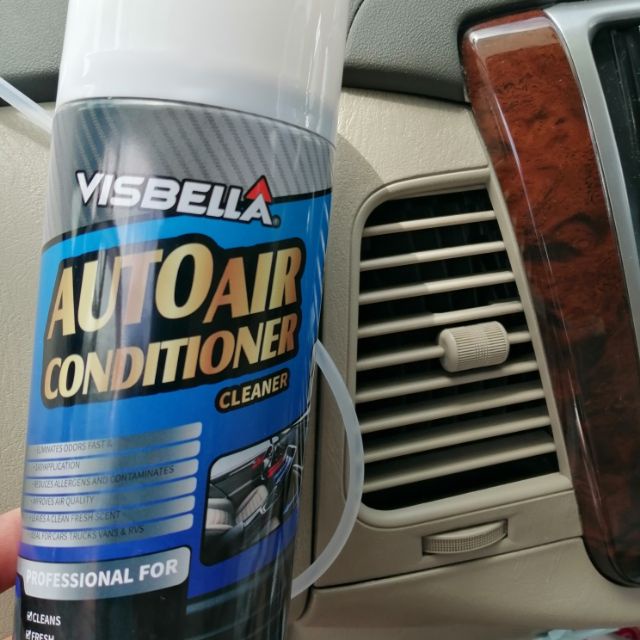ถูกที่สุด VISBELLA AIR CONDITIONER สเปย์โฟม กำจัดกลิ่น สเปรย์โฟมล้างแอร์รถยนต์ ด้วยตัวเอง