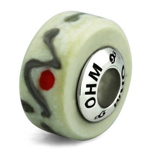 OHM Beads รุ่น Wisdom Texts - Murano Glass Charm เครื่องประดับ บีด เงิน เแก้ว จี้ สร้อย กำไล OHMThailand