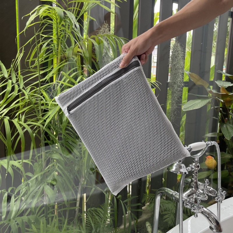 ถุงตาข่ายซักผ้า ขนาดมาตรฐาน เนื้อตาข่ายเหนียวแน่ แข็งแรง ไม่ฉีกขาดง่าย‼️ พร้อมส่ง🚛