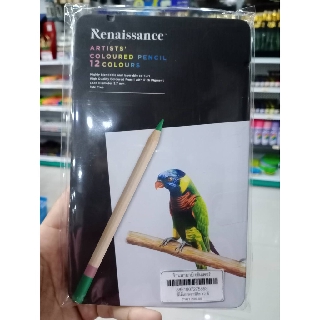 Renaissance สีไม้เกรดอาร์สติส 12สี บรรจุกล่องเหล็ก