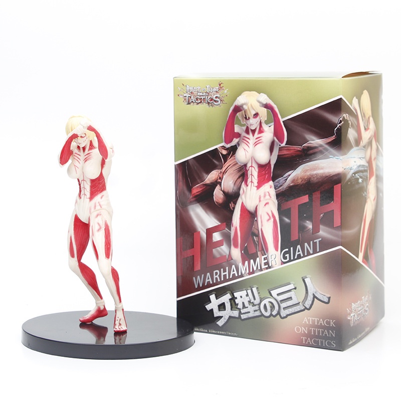 Annie Leonhart Titan Female Titan Titan Titan Titan Female Model - 16 ซม . Attack On Titan