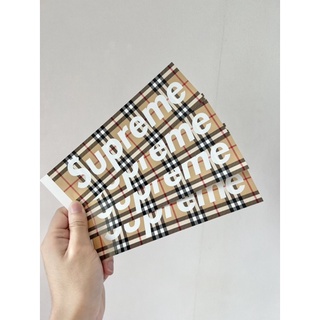 SUPREME BURBERRY STICKER