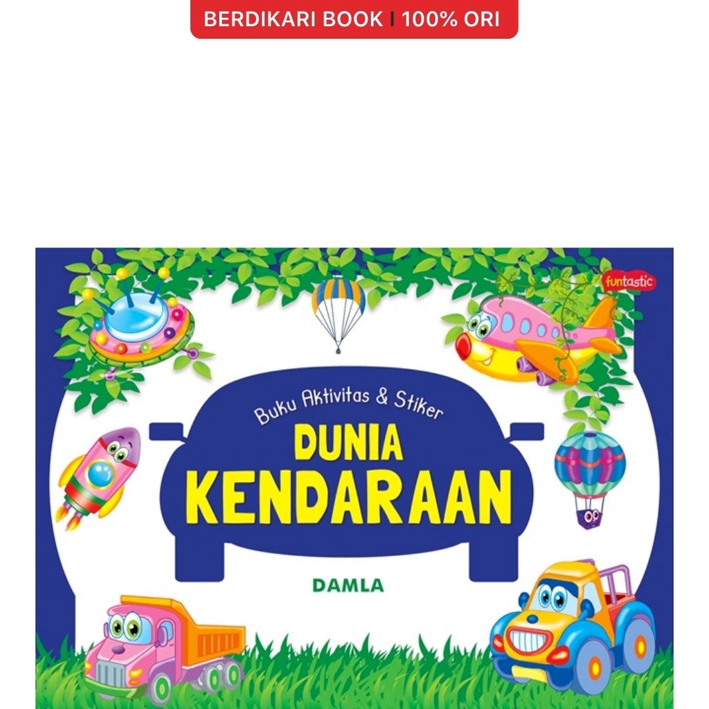 Berdikari - หนังสือกิจกรรมและสติ๊กเกอร์ - Vehicle World - Gramedia
