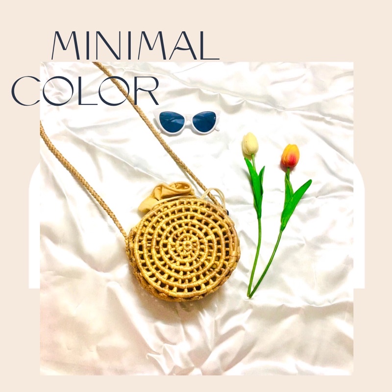 กระเป๋าสะพายแบบสานS09