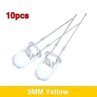 หลอดไฟ Led ไดโอดเปล่งแสง 5 มม. สีเขียวสีแดงสีเหลืองฟ้า 100 ชิ้น / ล็อต F5
