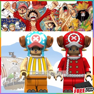 ฟิกเกอร์ One Piece Tony Tony Chopper ขนาดเล็ก สีแดง ของเล่นสําหรับเด็ก XP119 XP120