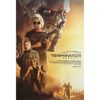 โปสเตอร์ หนัง คนเหล็ก 6 Terminator Dark Fate (2019) POSTER 24”x35” Inch Sci-Fi Movie Arnold