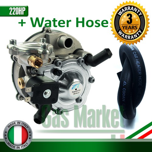 AT07 Super & Water Hose 16mm - Tomasetto หม้อต้มแก๊ส ระบบ ระบบ LPG, AT07 Super, 220 แรงม้า แถม ท่อน้ำ 1 เมตร
