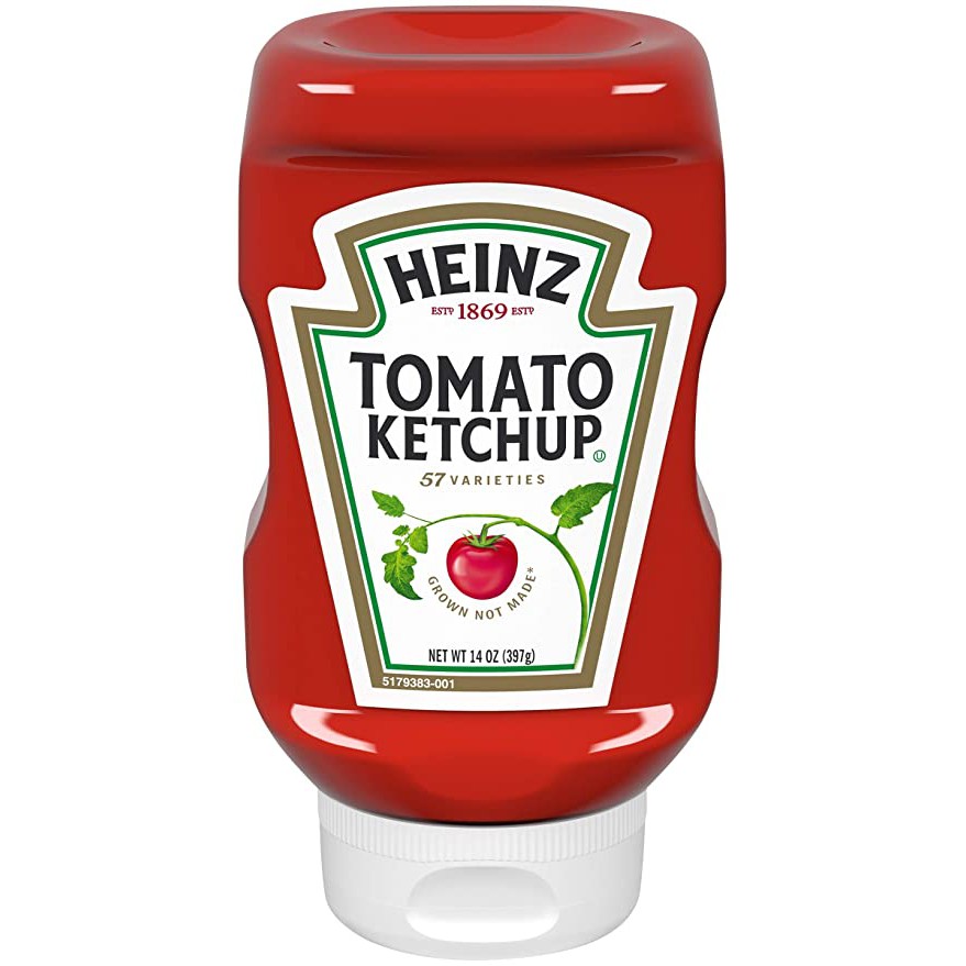 Heinz Tomato Ketchup Bottle 454g ซอสมะเขือเทศแสนอร่อยกับรสชาติไฮนซ์สุดคลาสสิก
