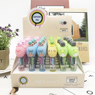 ปากกาลูกลื่น ลายการ์ตูน Sumikkogurashi 4 สี 4 สี เครื่องเขียน สําหรับนักเรียน 36 ชิ้น