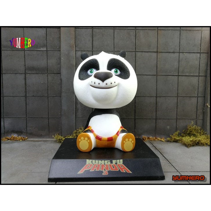 Model กังฟูแพนด้า โป Kung Fu Panda 3 Po โมเดล หัวดุ๊กดิ๊ก​ ตั้ง​โชว์​หน้า​รถ​ คอสปริง