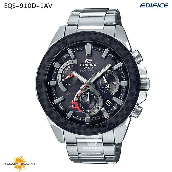 นาฬิกาข้อมือ Casio Edifice Men Solar Chronograph Stainless EQS-910D