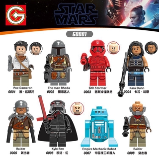 G0001 Poe Dameron Raider Star Wars ของเล่นตัวต่อเลโก้สําหรับเด็ก