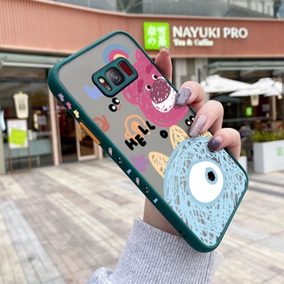 เคส Samsung galaxy S8 Plus ฝ้า แข็ง มอนสเตอร์ ด้านข้าง เคสซิลิโคน ป้องกัน