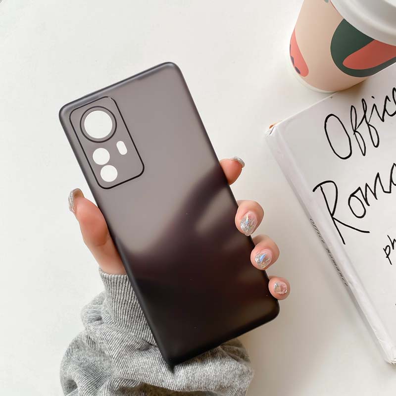 เคสโทรศัพท์มือถือ PC เนื้อแมตต์ กันรอยนิ้วมือ บางพิเศษ เรียบง่าย สําหรับ Xiaomi Mi 12 12X Pro