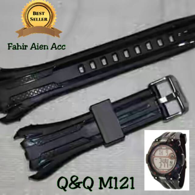 RUBBER STRAP WATCH STRAP QQ QNQ Q&Q M121