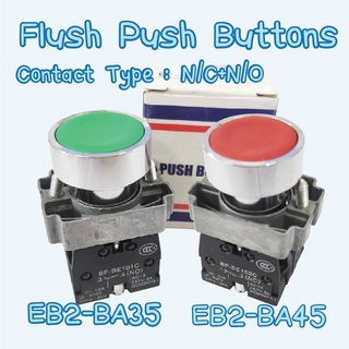 flush push buttons EB2-BA สวิทช์กด 22มม.