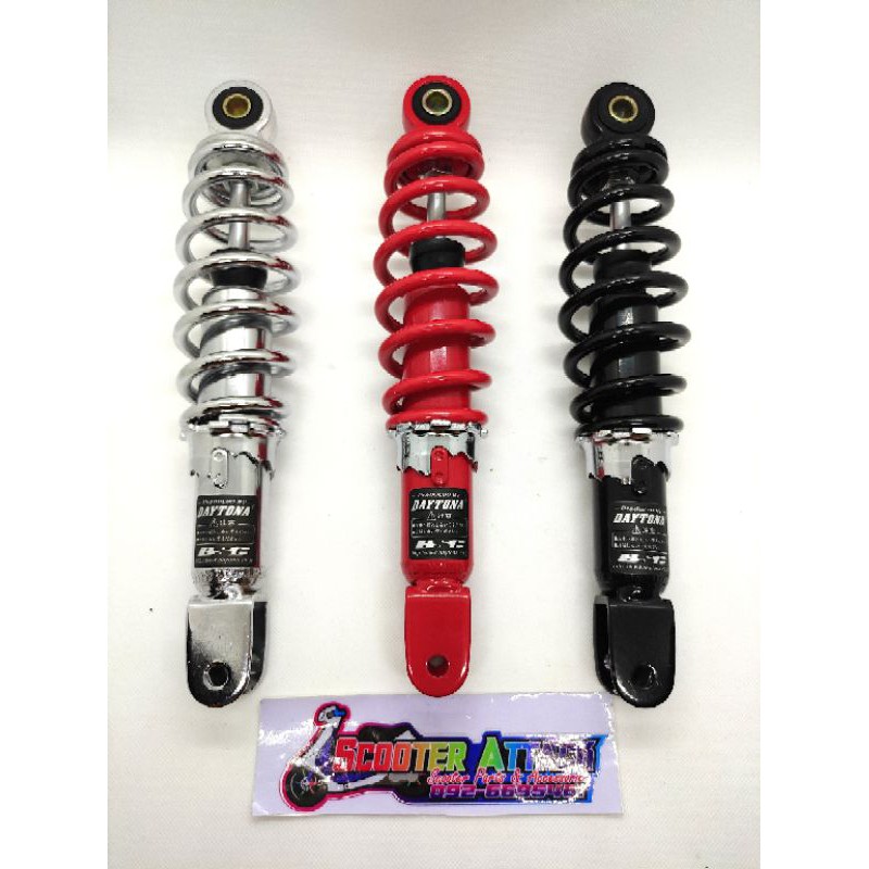 โช้คหลังน้ำมัน honda dio zx เดเทียม 265 285 300มิล ปรับไม่ได้