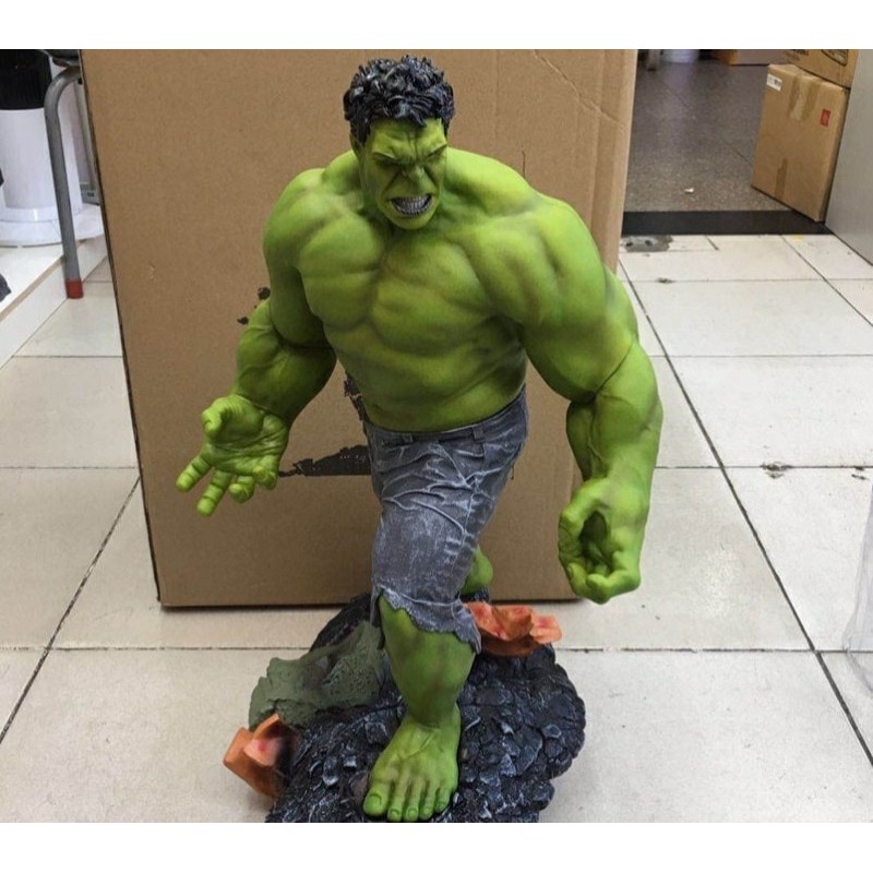 (Pre-0rder 30 วัน) Hulk โมเดล เดอะฮัคยักษ์เขียว ฮีโร่จอมพลัง วัสดุpvc งาน Crazy Toys ขนาดสูง 60cm