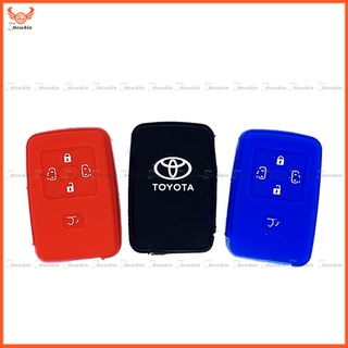เคสกุญแจซิลิโคน สําหรับ Toyota Alphard Estima Remote Smart Key