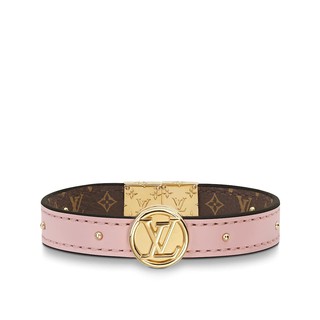 LV CIRCLE REVERSIBLE BRACELET (PINK)