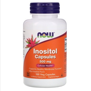 Now Foods Inositol 500 mg 100 Capsule